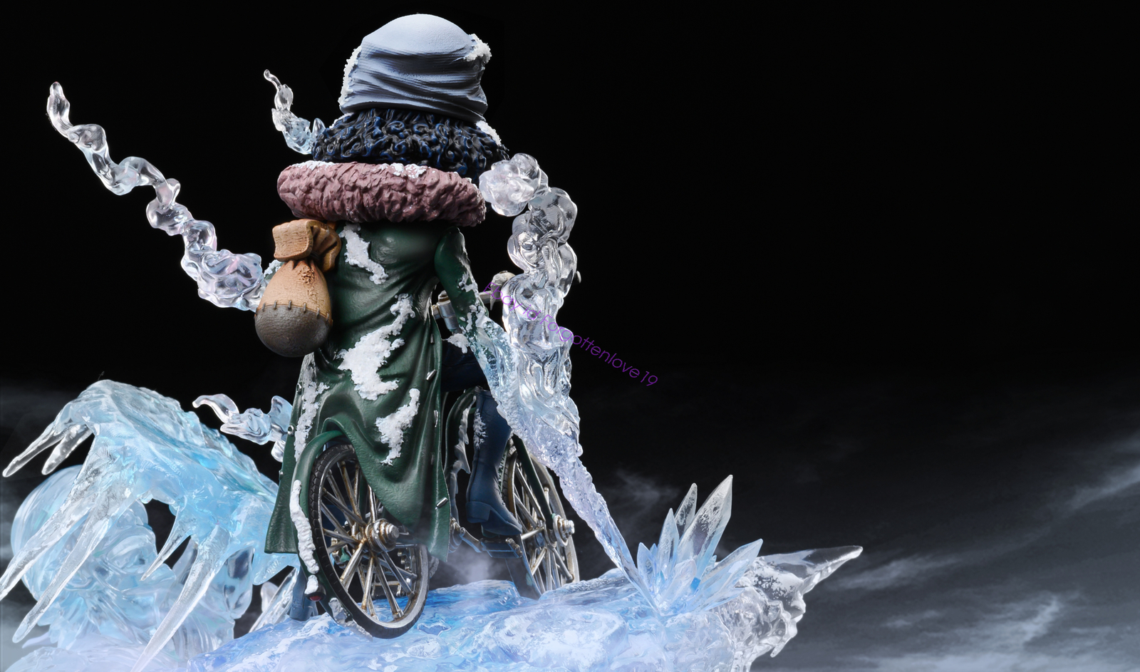 G5 Studio One Piece Aokiji Kuzan with bike Resin Model In Stock H14cm