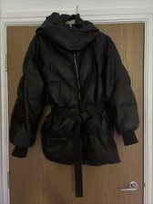 Stella Mccartney Puffer Coat Black Size Small