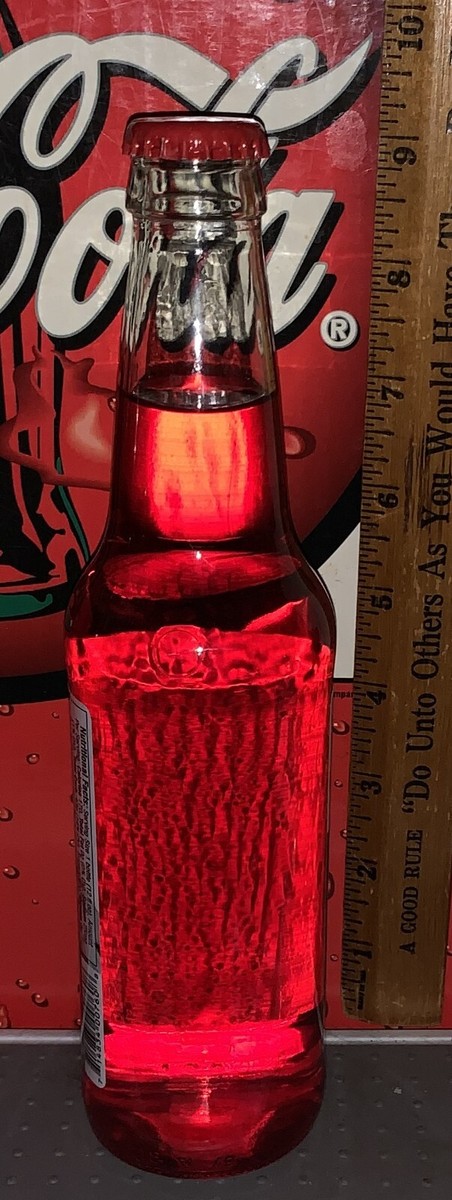 MARILYN MONROE WILD CHERRY ROCKET FIZZ 12 OZ GLASS BOTTLE LIMITED