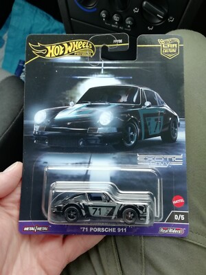 HOT WHEELS EXOTIC ENVY '71 PORSCHE 911 BLACK 0/5 CHASE CAR HOT WHEELS EXOTIC ENVY '71 PORSCHE 911 BLACK 0/5 CHASE CAR