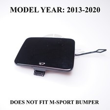 Vorne Stoßstange tow hook cover für BMW 3er F34 GT Se 2013-2020 Tiefschwarz 668