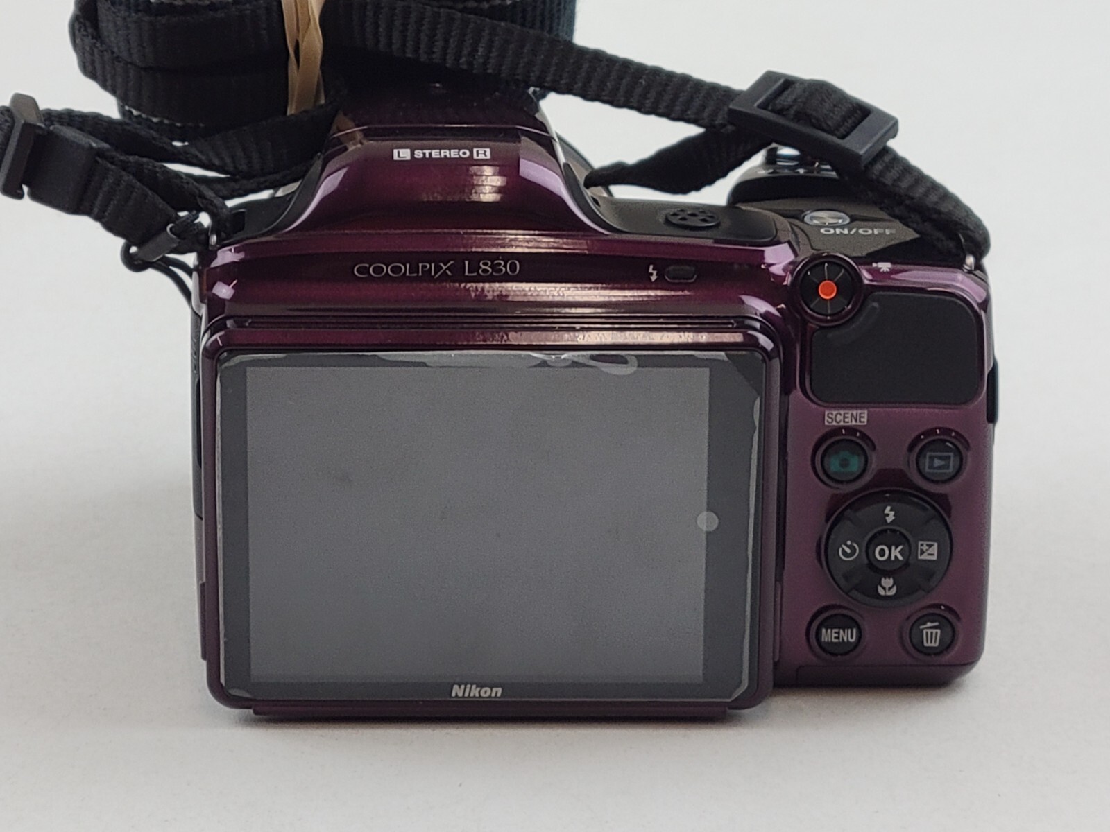 Nikon COOLPIX L830 Digital DSLR Camera Purple (Plum) TESTED