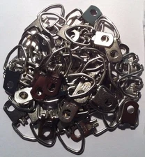 (MEDIUM SIZE) Picture Frame Strap D-Ring Hangers 100/pk (no screws)