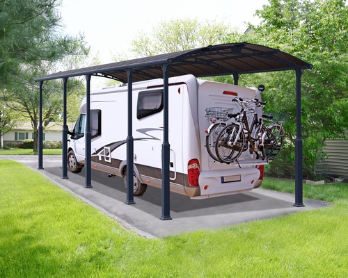 Palram Canopia Alpine 3.6x11 CarportWohnmobil anthrazit Multifunktional Pavillon - Bild 2 von 4