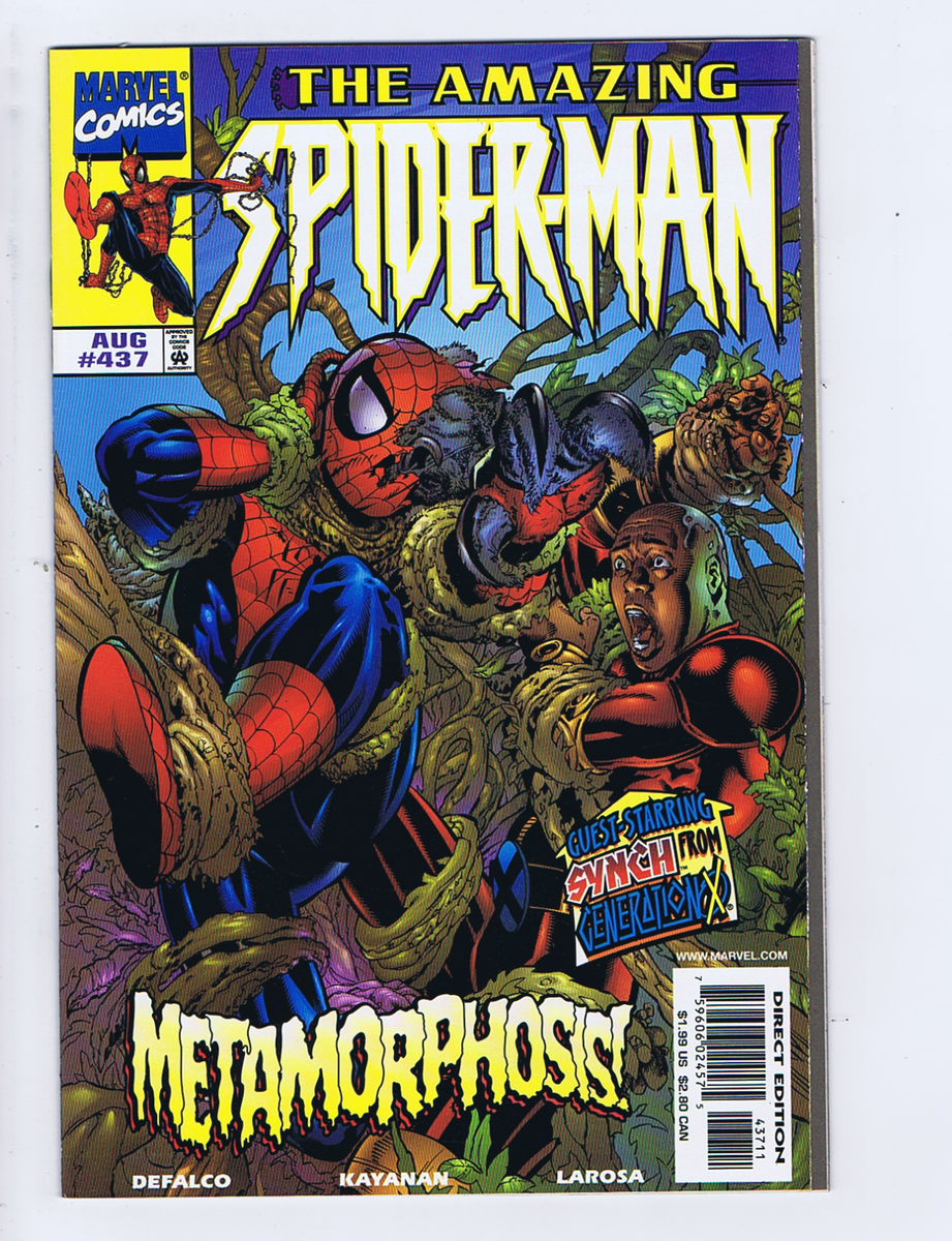 洋書（原書）Amazing Spider-Man MARVEL オムニバス 希少 Amazing Spider-Man #437 Marvel 1998 Metamorphosis ! | eBay