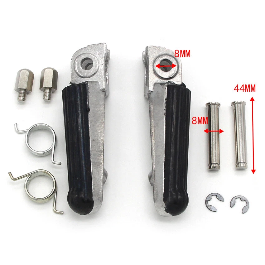 Front Footrest foot pegs/main step arm for Honda NSR50R CB50R NSF100 CBR900RR - Imagem 2 de 4