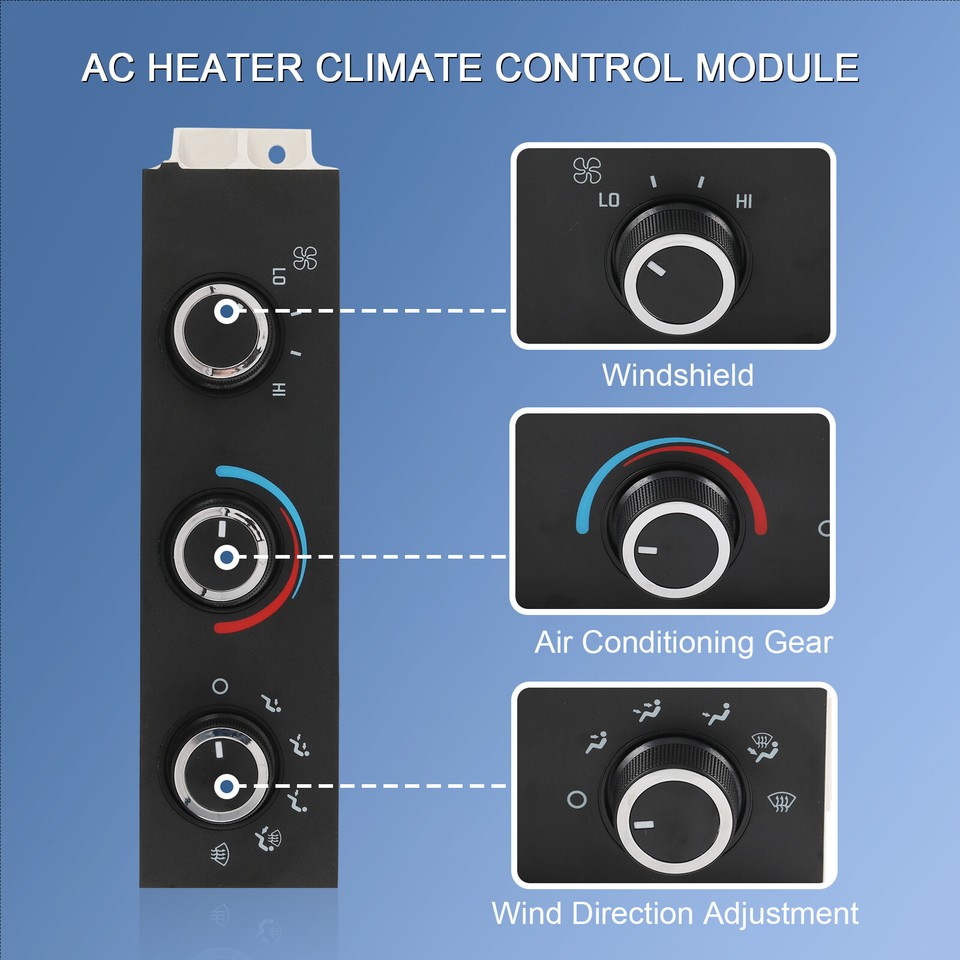 AC Delco Climate Control Unit 84793086 For Chevy Express Van SaVana ...