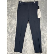 Calvin Klein Mens Jayden Skinny Fit Infinite Stretch Dress Pants Navy 28W x 30L