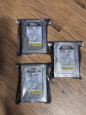 3 Western Digital 500GB WD5003ABYX RE4 Enterprise 64MB 3.5'' SATA HDD Hard Drive
