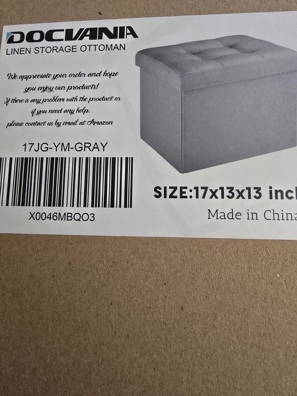 Ottoman Storage Ottoman Foot Rest Stool Foldable Bench with Storage Student...