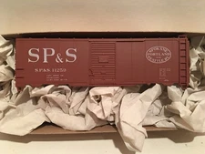 HO Accurail 3550 Spokane Portland & Seattle 40’ AAR Steel Boxcar Kit SP&S #11259