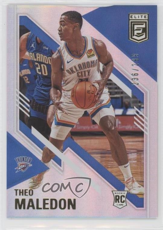 2020-21 Donruss Elite Rookies 236/299 Theo Maledon #117 Rookie RC 11an