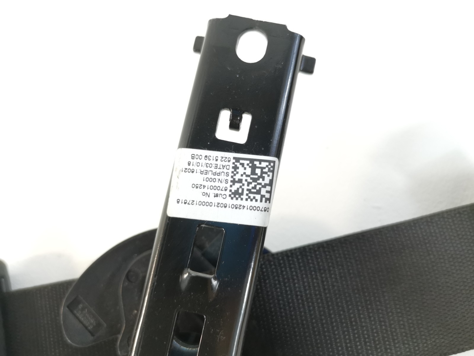 Maserati Ghibli 2019 M156E RWD 3.0 L Front Left Seatbelt Retractor 6700174320