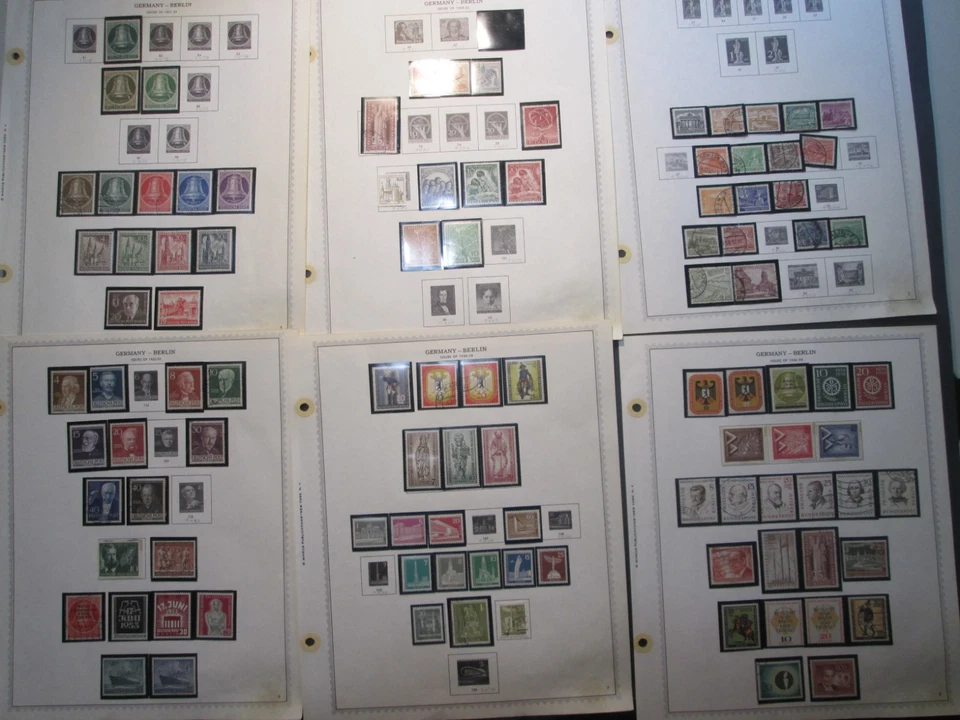 Germany Berlin Stamps Collection on Collector Pages (MINKUS ALBUM) - Image 2 of 4