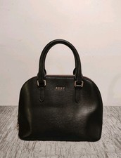 DKNY Bryant Dome Satchel Handbag Purse Black Top Handle