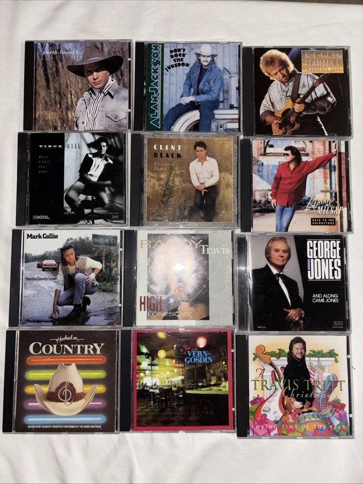 Lot 67 Country Music CDs 80S 90S Honky Tonk Garth Brooks Merle Haggard - More Foto 3 de 4