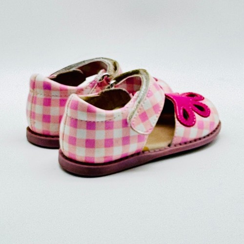 Livie & Luca Shoes Girls 6C Pink White Gingham Matilda Jane Slip On Ballet Flats - Picture 7 of 12