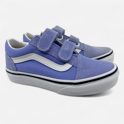 Vans Old Skool V Pale Iris True White Kinder Größe 13 sportliche Sneaker