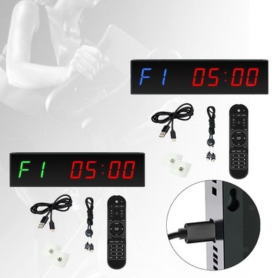 LED Gym Timer Stoppuhr Intervall Timer /up Uhr Tragbare Digital Timer Digital