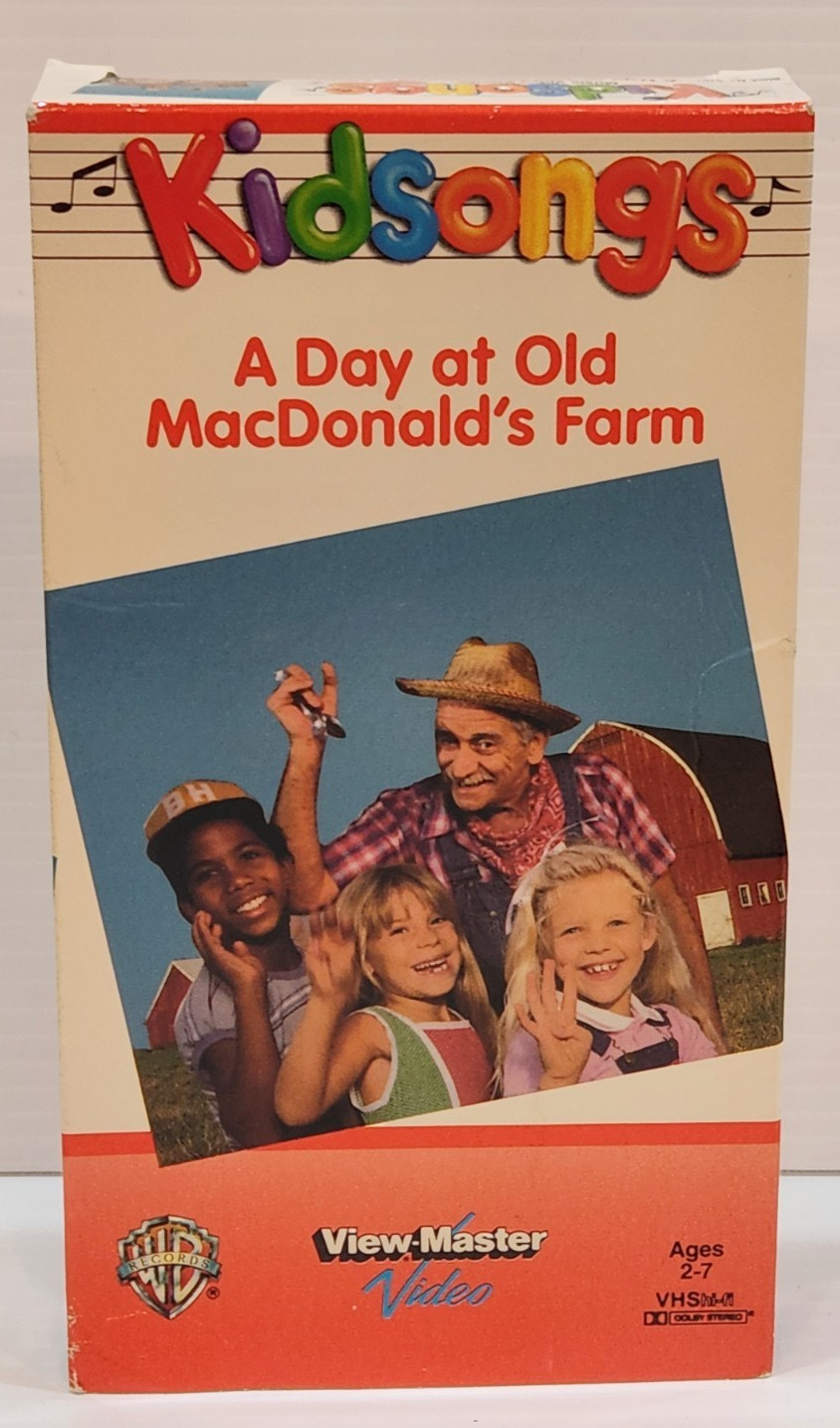 KIDSONGS A Day at Old MacDonald's Farm (VHS, 1985) View Master Video