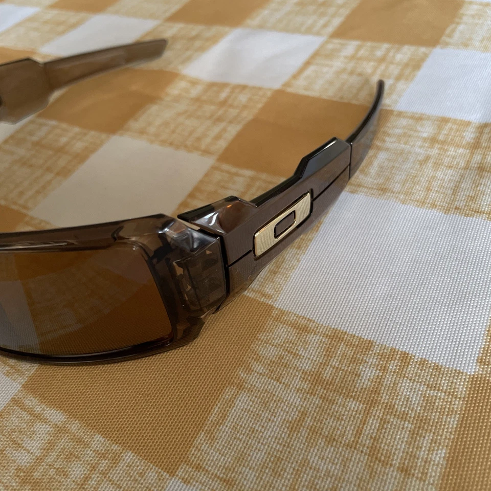 Gafas de sol polarizadas Oakley Oil Drum 03-491 marrón humo bronce con estuche usadas Foto 2 de 4