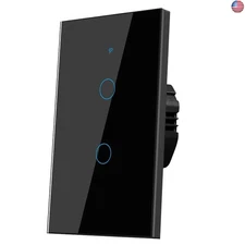 smart switch alexa light switch Glass Panel, Alexa Multi-Control Compatible,