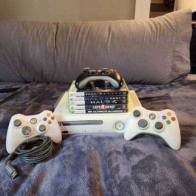 Xbox 360 Console Bundle 3 Controllers And Games - Read Description