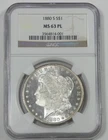 1880-S Morgan Silver Dollar CERTIFIED NGC MS 63 PROOF-LIKE