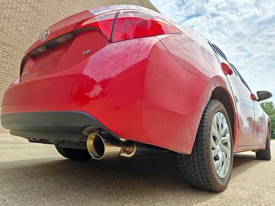 Circuit Werks Single Exit Exhaust Polished for 2014-2019 Toyota Corolla 11th Gen