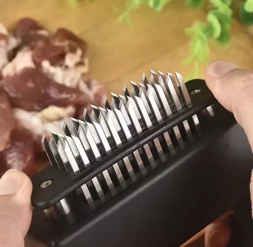 ✅PRO GRADE Ultra Durable Meat Tenderizer | 48 Stainless Steel Blade Kitchen Tool - Picture 3 of 13