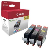 Canon Original Tintenpatronen CLI-521 Multipack Cyan, Magenta, Gelb 446 Seiten