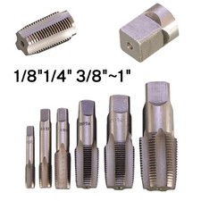 1/8"1/4" 3/8"~1" Steel Taper Pipe Tap BSP Metal Screw Thread Repair Cutting Tool