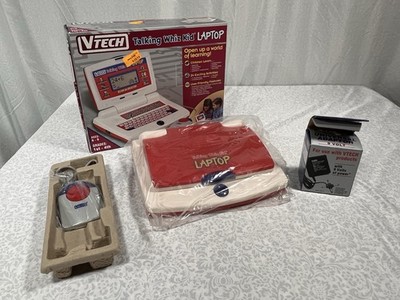 VTech Talking Whiz Kid Learning Computer Laptop Tested & Works Vintage 1990s