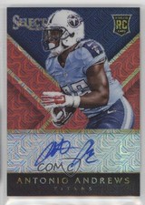 2014 Panini Select Rookie Red Mojo Prizm 9/15 Antonio Andrews #RA-AA Auto 9u7