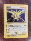 Zapdos Base Set Holo Pokemon Card   WOTC