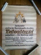 Plakat ok. 1918: gra bożonarodzeniowa -Moritzkapelle Norymberga-Niemiecki Vortrupp Bund