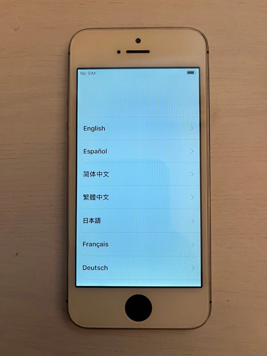 iPhone 5s White Network Unlocked for Sale - eBay