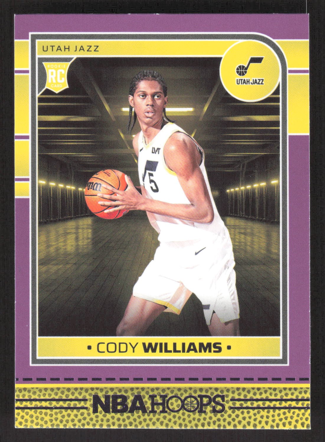 2024-25 Hoops #240 Cody Williams Purple