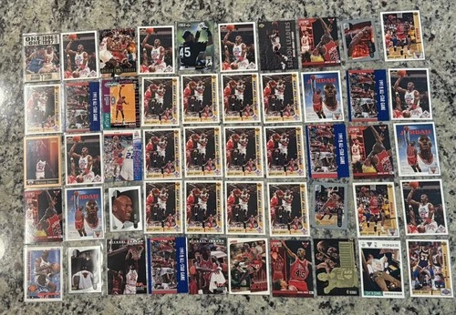 (50) HUGE MICHAEL JORDAN CARD LOT *VARIOUS BRANDS, YEARS & TYPES - CHICAGO BULLS