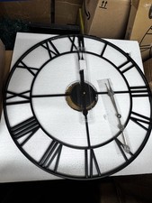 24  Large Black Roman Numeral Decorative Meta...