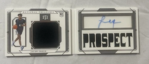 2021 Collegiate Basketball National Treasures Jalen Green Booklet No4, 30 Of 35