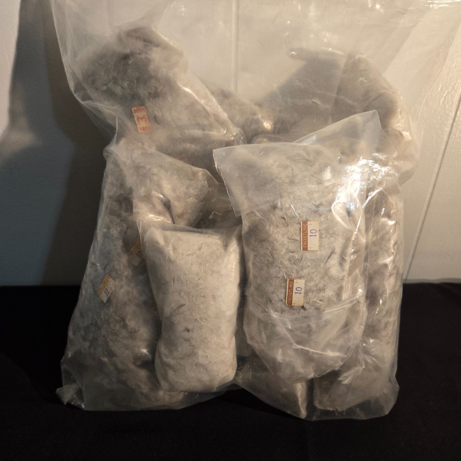 Frostline Kits High Country Blue Down Puffy Vest Mens X-Small Ladies Small