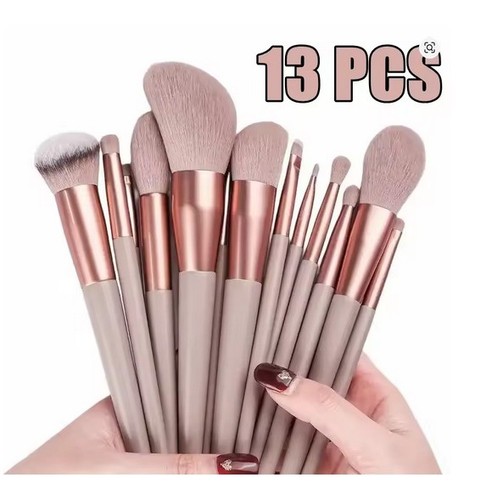 13 pcs Professional Make up Brushes Set makeup Foundation Blusher Face Powder UK
