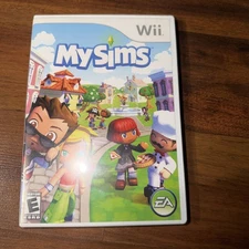 NINTENDO Wii MySims 2007 Video Game EA Kids Family Fun Cartoon Adventure TESTED