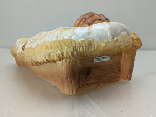 13" Christmas Nativity Scene Baby Jesus Plastic Figurine Manger Crib - Picture 13 of 18