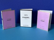 ❤️ 1 x CHANEL No 5 und 2 x CHANCE Eau de Parfum für Damen 1,5 ml Luxusprobe