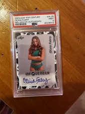 2023 Leaf Pop Century Olivia Fabry Auto /387 Influencer Autograph Card Rare