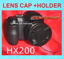 LENS CAP DIRECTLY to CAMERA SONY CYBERSHOT DSC-HX200 V HX 200V DSC-HX200V+HOLDER