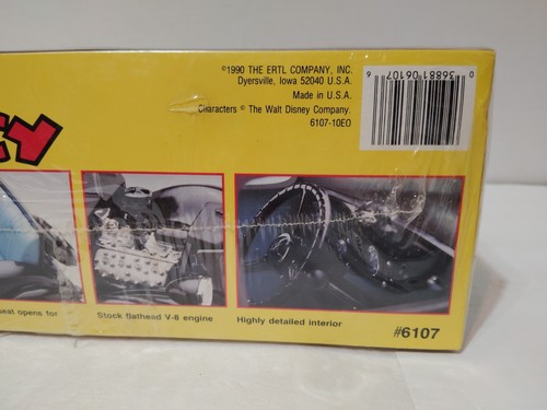 AMT Dick Tracy Ford Coupe Movie Car 1/25 Model Kit #6107 1990 NEW NIOB - Picture 8 of 10