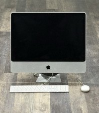 All In One iMac Desktop Wired Apple Keyboard Wired Apple Mighty Mouse